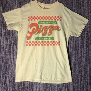 Spencers You Wanna Pizza This Dick? T Shirt Size Medium Preowned Rare